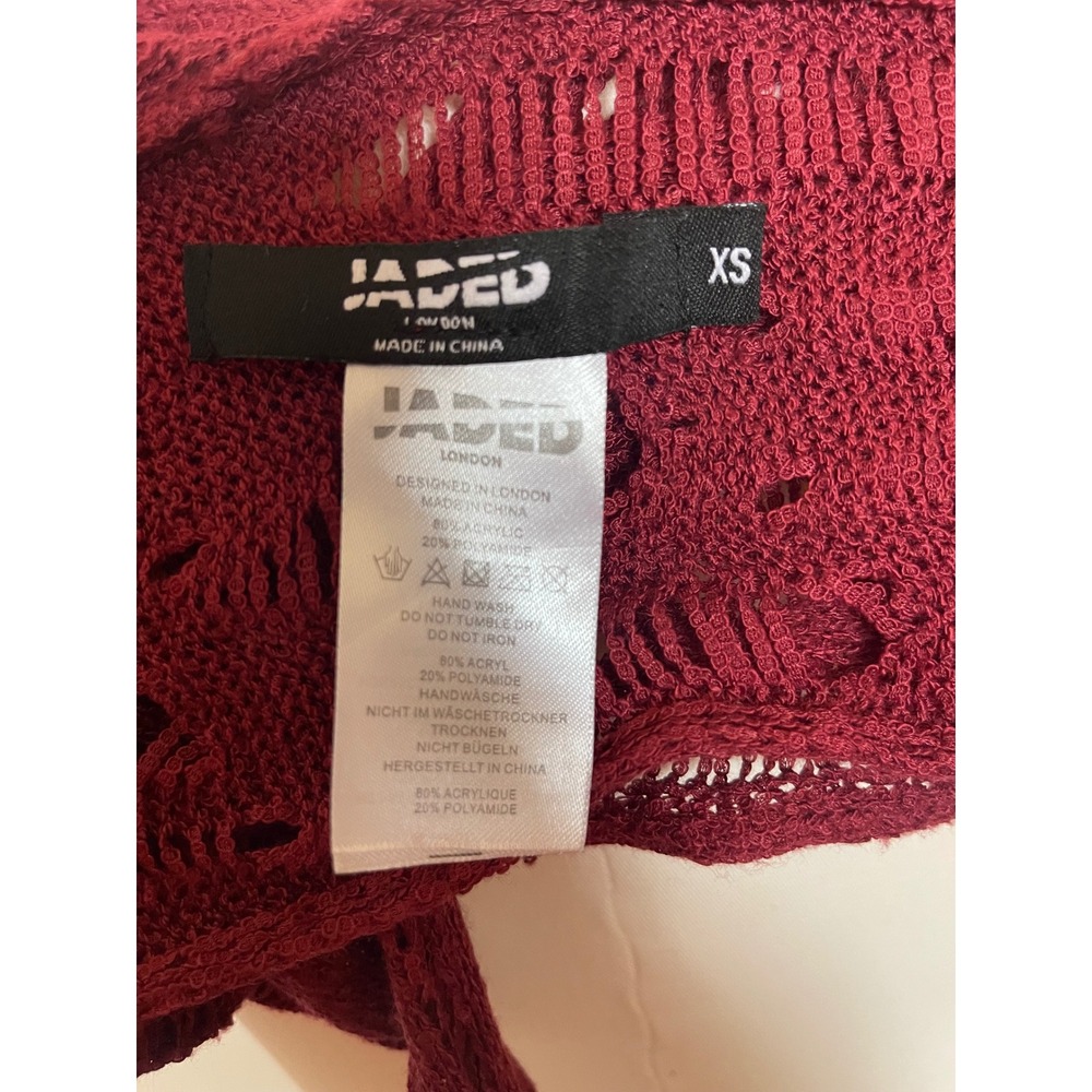 Jaded London Odette Laddered Knit Set Skirt Top Open Knit Sexy Beach Party XS - Picture 9 of 11